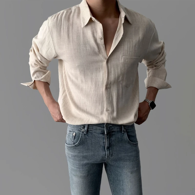 Солнцезащитная рубашка с длинными рукавами, мужская весенне-летняя тонкая японская ретро элитная повседневная удобная дышащая рубашка в британском стиле
Солнцезащитная рубашка с длинными рукавами, мужская весенне-летняя тонкая японская ретро элитная повседневная удобная дышащая рубашка в британском стиле