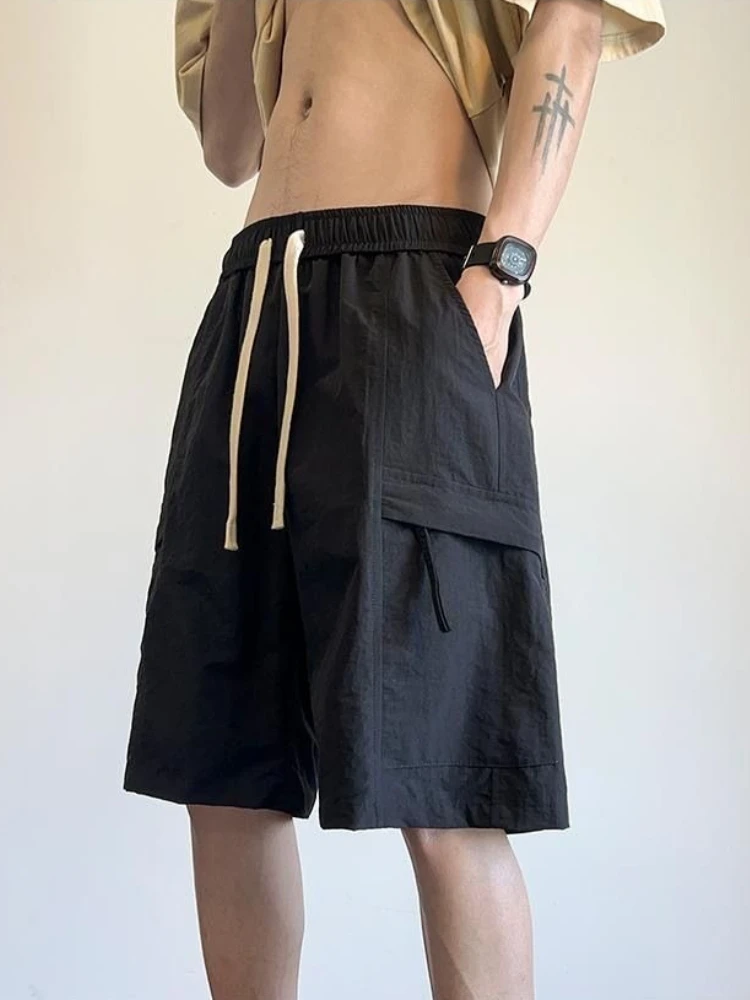 American-style Men's Workwear Shorts New Summer Knee-length Loose Fit for Casual Beach Sports Trendy Large Size
American-style Men's Workwear Shorts New Summer Knee-length Loose Fit for Casual Beach Sports Trendy Large Size