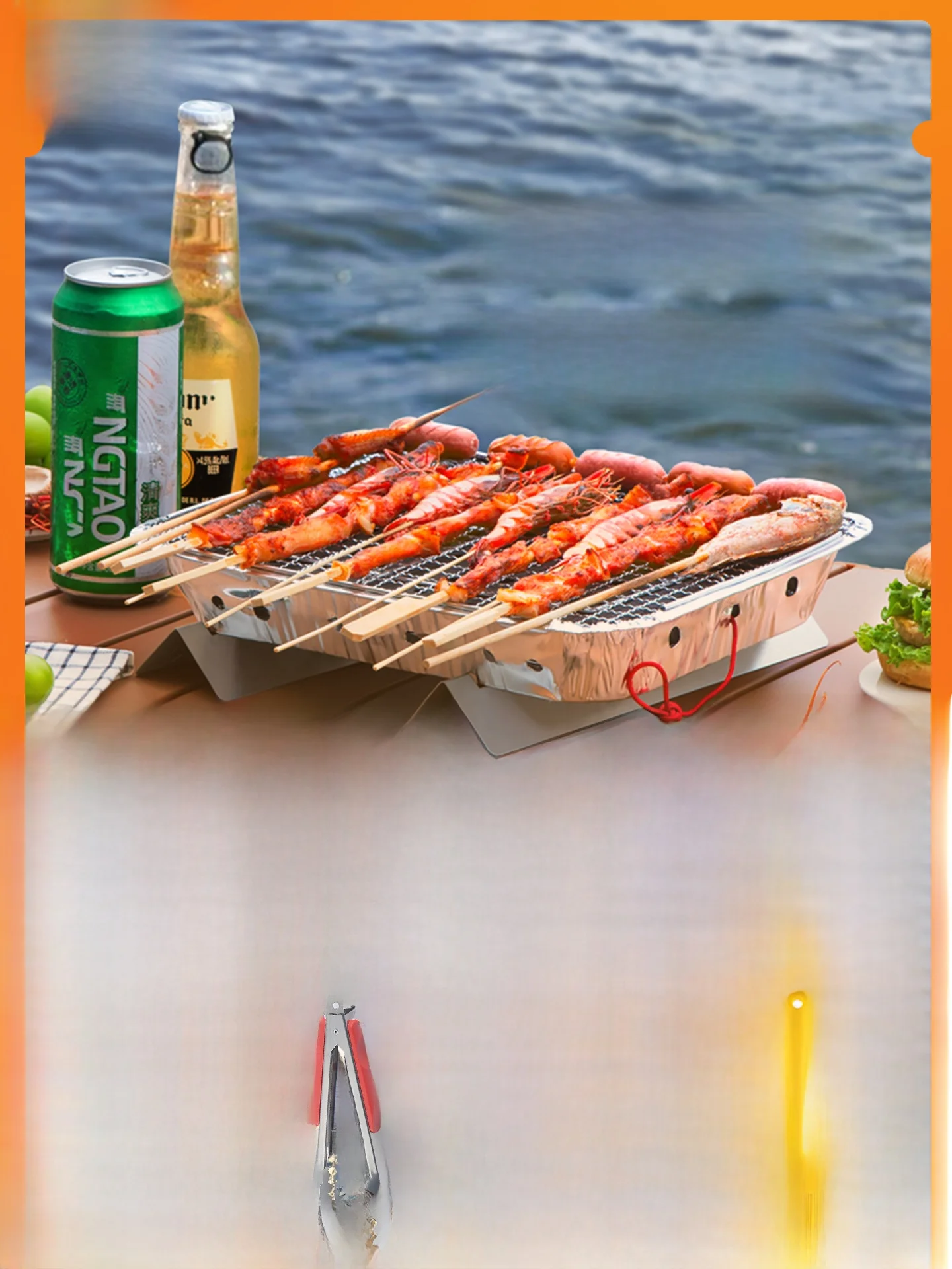 Портативный одноразовый уличный мангал для барбекю без огня, легкий, с функцией быстрого приготовления, бездымный дизайн
Портативный одноразовый уличный мангал для барбекю без огня, легкий, с функцией быстрого приготовления, бездымный дизайн