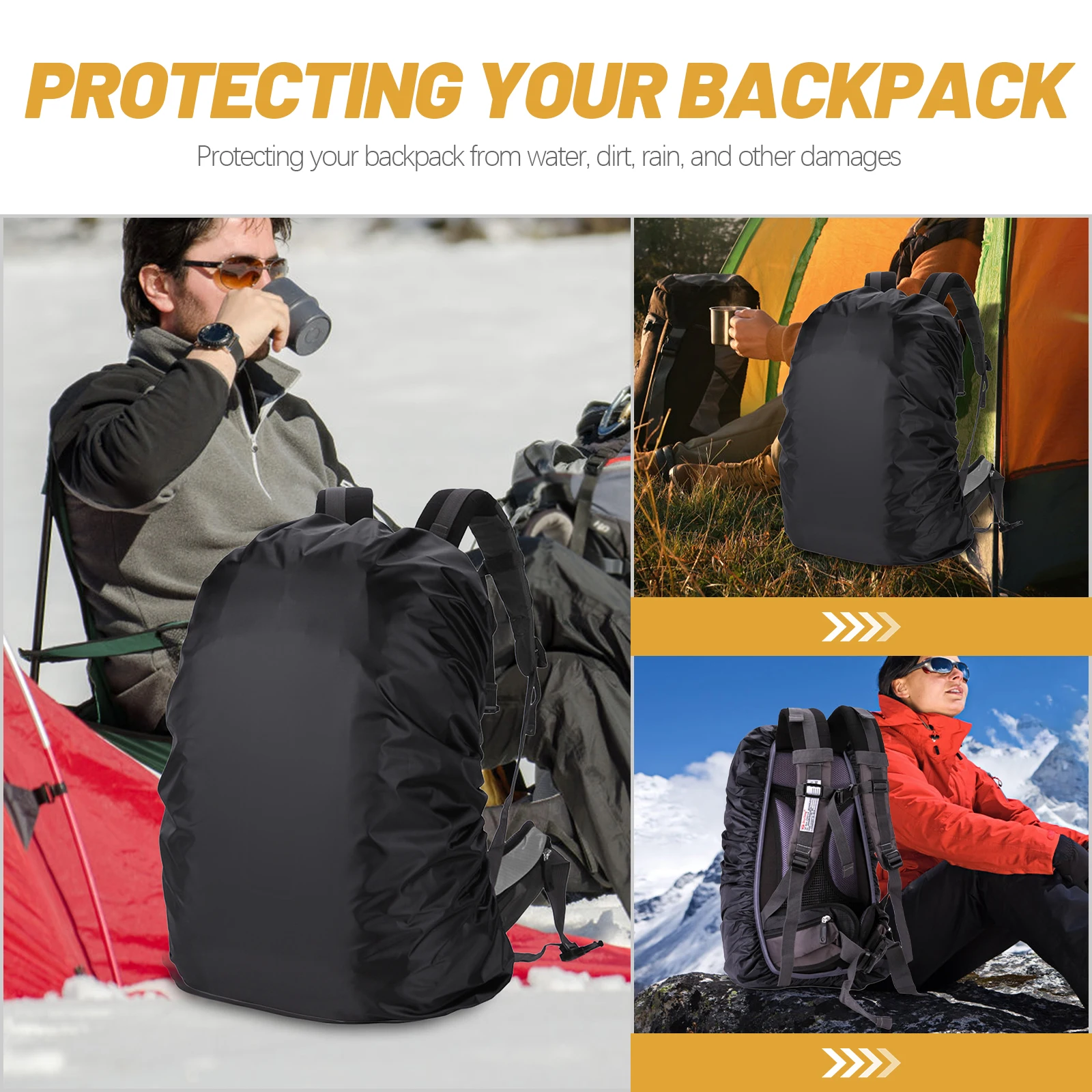 1 set 1 Set Waterproof Backpack Rain Cover Foldable Protective Outdoor Hiking Camping Biking With Storage Bag Durable Polyester
1 set 1 Set Waterproof Backpack Rain Cover Foldable Protective Outdoor Hiking Camping Biking With Storage Bag Durable Polyester