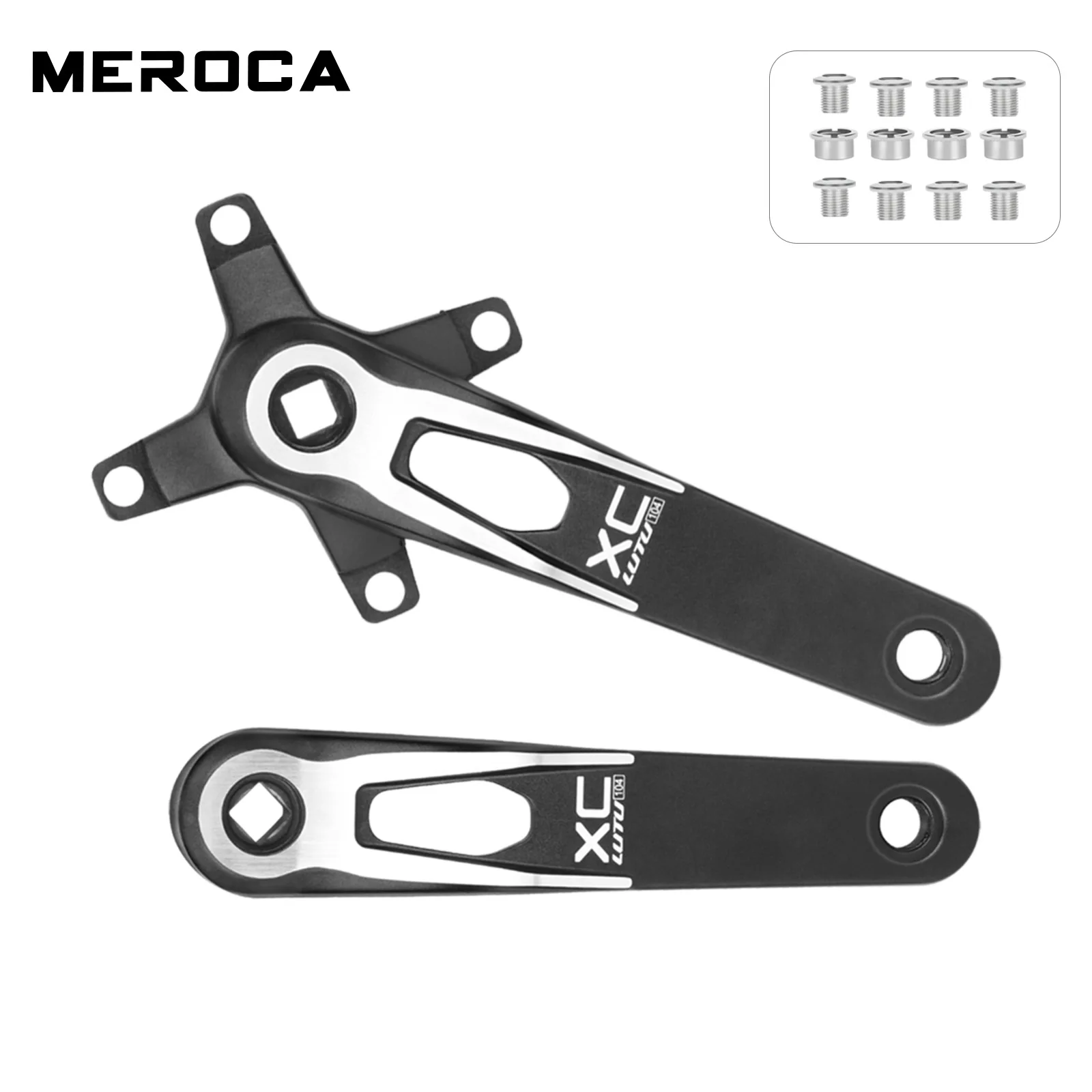 MEROCA CX Bicycle Crank Chainwheel 104BCD MTB Bike Crankset Aluminum Alloy 170mm Crank Black 32/34/36/38/40/42T Plate
MEROCA CX Bicycle Crank Chainwheel 104BCD MTB Bike Crankset Aluminum Alloy 170mm Crank Black 32/34/36/38/40/42T Plate