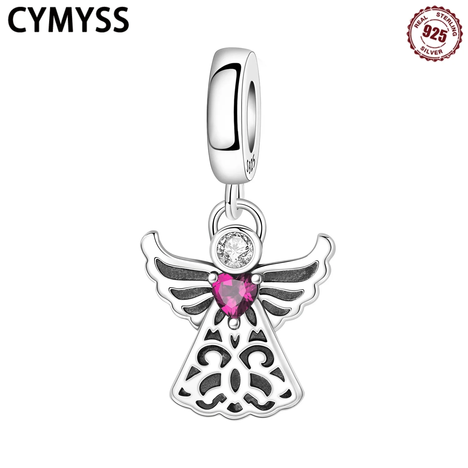 CYMYSS 2025 New S925 Sterling Silver Angel Pendant Fine Jewellery Birthday Party Travel Holiday DIY Gift Women's Pendant
CYMYSS 2025 New S925 Sterling Silver Angel Pendant Fine Jewellery Birthday Party Travel Holiday DIY Gift Women's Pendant