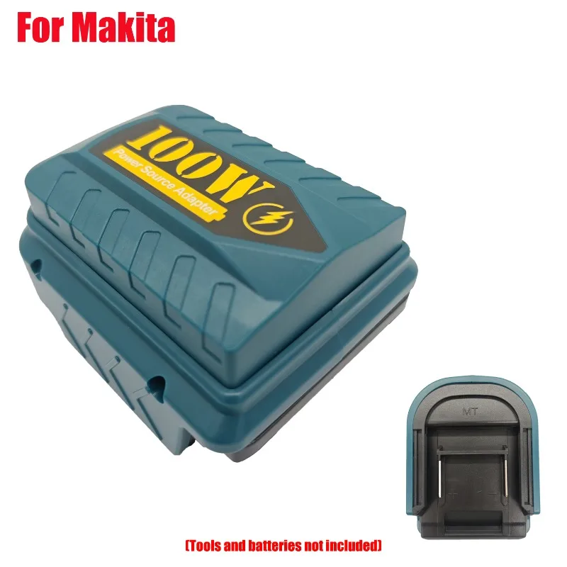 PD100W USB Power Tool Battery Adapter with USB and Type-C Ports Converts To for Makita 18/20V Batteries for Electronic Devices
PD100W USB Power Tool Battery Adapter with USB and Type-C Ports Converts To for Makita 18/20V Batteries for Electronic Devices