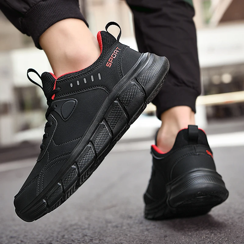 Новые мужские походные туфли высокого качества, кожаные водонепроницаемые кроссовки для мужчин, модная прогулочная обувь, нескользящая удобная обувь для спорта на открытом воздухе
Новые мужские походные туфли высокого качества, кожаные водонепроницаемые кроссовки для мужчин, модная прогулочная обувь, нескользящая удобная обувь для спорта на открытом воздухе