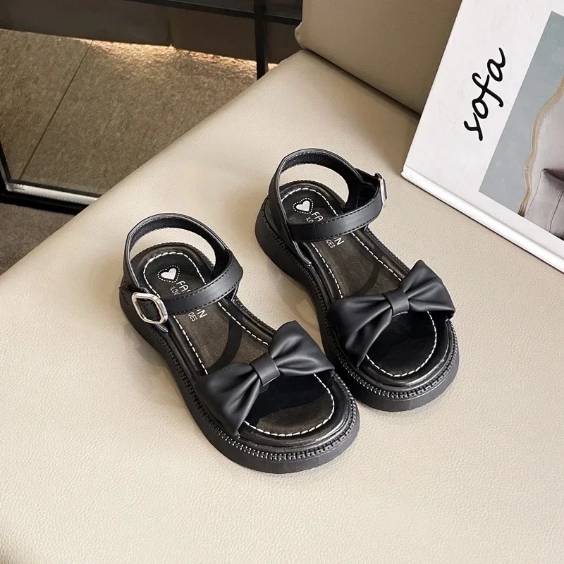 Girls Summer Beach Sandals 2025 New Solid Color Kids Causal Sandals Fashion Sweet Bow School Versatile Children Princess Shoes
Girls Summer Beach Sandals 2025 New Solid Color Kids Causal Sandals Fashion Sweet Bow School Versatile Children Princess Shoes