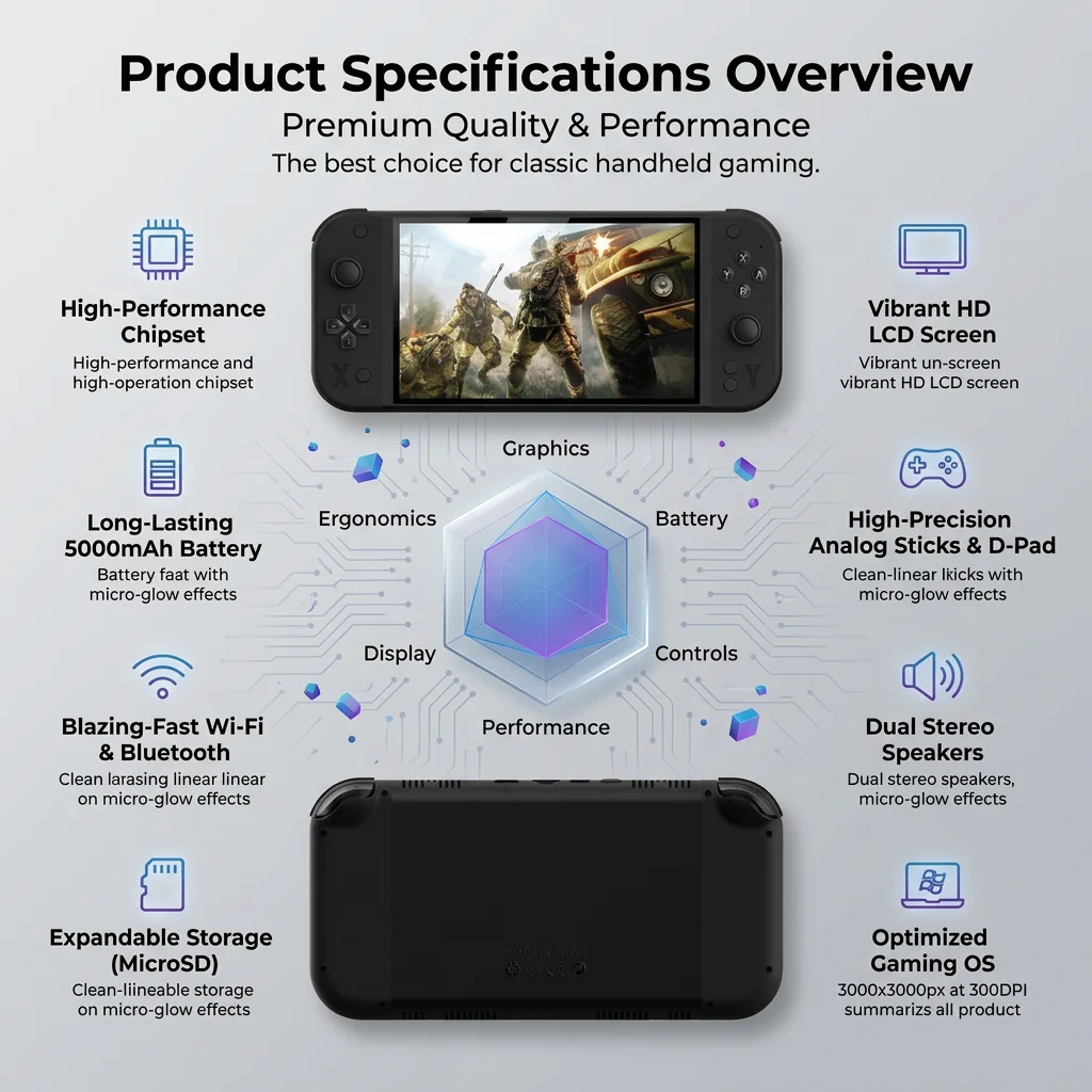 G90 Portable Handheld Game Console Large Screen High Definition Retro Arcade Nostalgic TV Home Gaming Device
G90 Portable Handheld Game Console Large Screen High Definition Retro Arcade Nostalgic TV Home Gaming Device