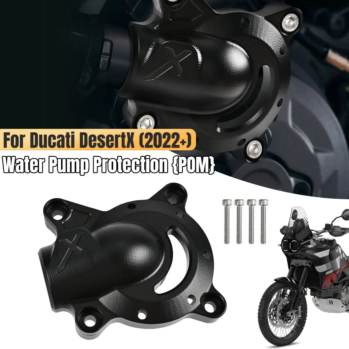 Motorcycles Water Pump Protective Engine Cover Water Protection For Ducati DesertX Desert X 2022 2023 2024 Replacement
Motorcycles Water Pump Protective Engine Cover Water Protection For Ducati DesertX Desert X 2022 2023 2024 Replacement