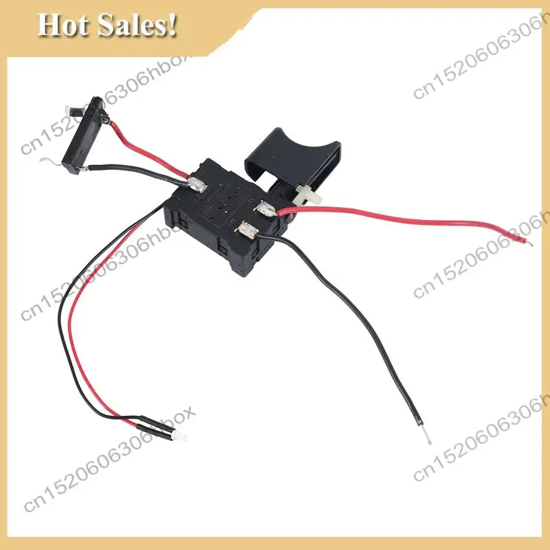 -HOPE DC 7.2 V - 24 V 16A Electric Drill Control Switch Cordless Trigger Switch With Small Light For Power Tool
-HOPE DC 7.2 V - 24 V 16A Electric Drill Control Switch Cordless Trigger Switch With Small Light For Power Tool