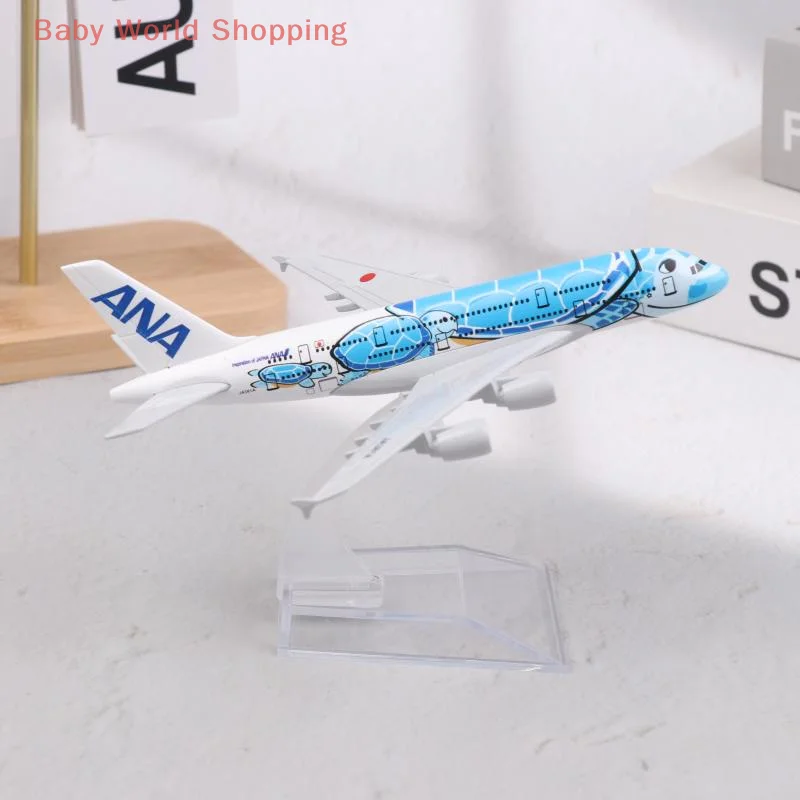 1 Set Blue Sea Turtle Airbus 380 A380 Airways Metal Alloy Diecast Airplane 16CM Air Japan ANA Airlines Airplane Model Toy
1 Set Blue Sea Turtle Airbus 380 A380 Airways Metal Alloy Diecast Airplane 16CM Air Japan ANA Airlines Airplane Model Toy