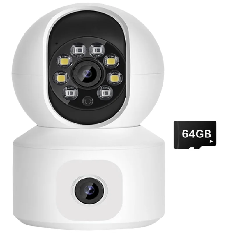 A26T-8MP IP-камера с двумя объективами Wi-Fi для умных домов, улучшенная радионяня с цветным ночным видением и автоматическим отслеживанием человека
A26T-8MP IP-камера с двумя объективами Wi-Fi для умных домов, улучшенная радионяня с цветным ночным видением и автоматическим отслеживанием человека