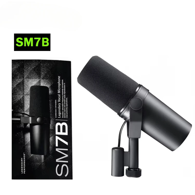 SM7B Cardioid Dynamic Vocal Microphone Professional Recording Studio Equipment for Podcasting Microfonos Live Streaming
SM7B Cardioid Dynamic Vocal Microphone Professional Recording Studio Equipment for Podcasting Microfonos Live Streaming
