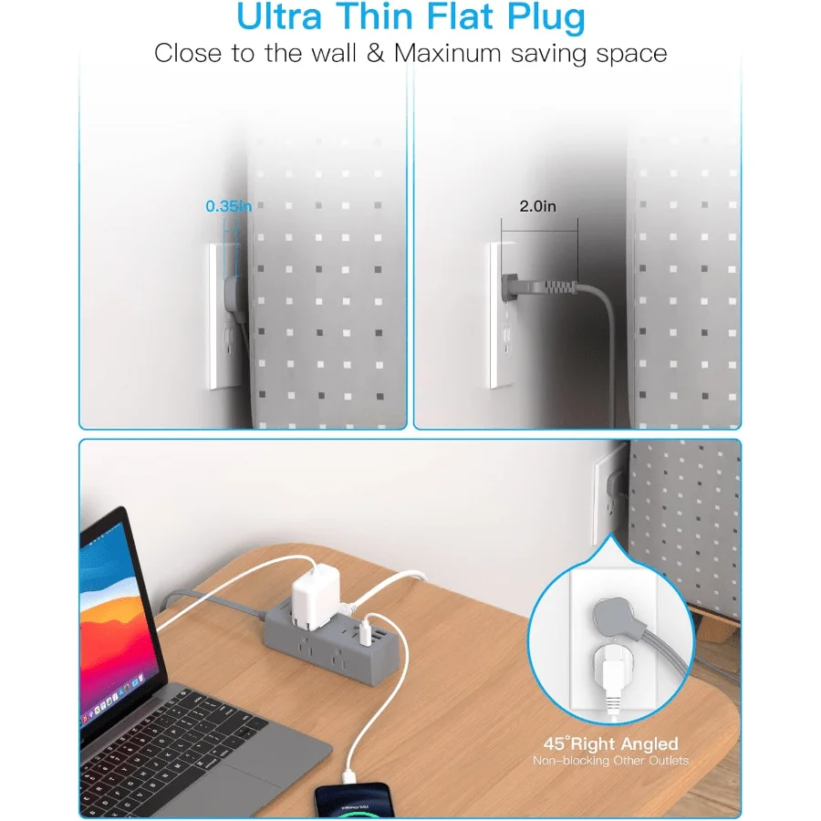 One Beat 10Ft Exteon Cord Witultiple Outlets,Flat Power St Surge Protector With 10 Ft Long Cord,6 Outlet 4 Ports (2 C),Multi O
One Beat 10Ft Exteon Cord Witultiple Outlets,Flat Power St Surge Protector With 10 Ft Long Cord,6 Outlet 4 Ports (2 C),Multi O