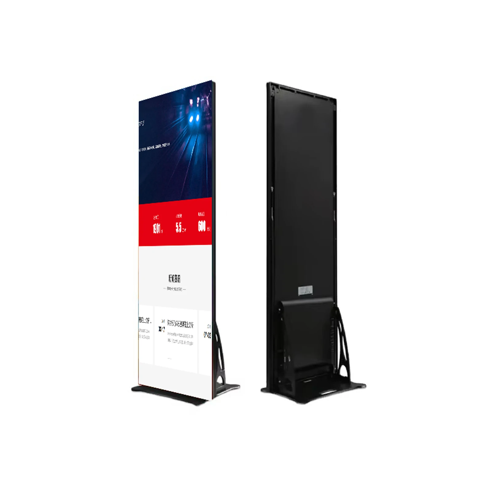 Digital LED Poster Indoor HD Electronic Advertising Screen P1.86 P2 P2.5 P3 Wifi Controlled Floor Standing LED Display
Digital LED Poster Indoor HD Electronic Advertising Screen P1.86 P2 P2.5 P3 Wifi Controlled Floor Standing LED Display