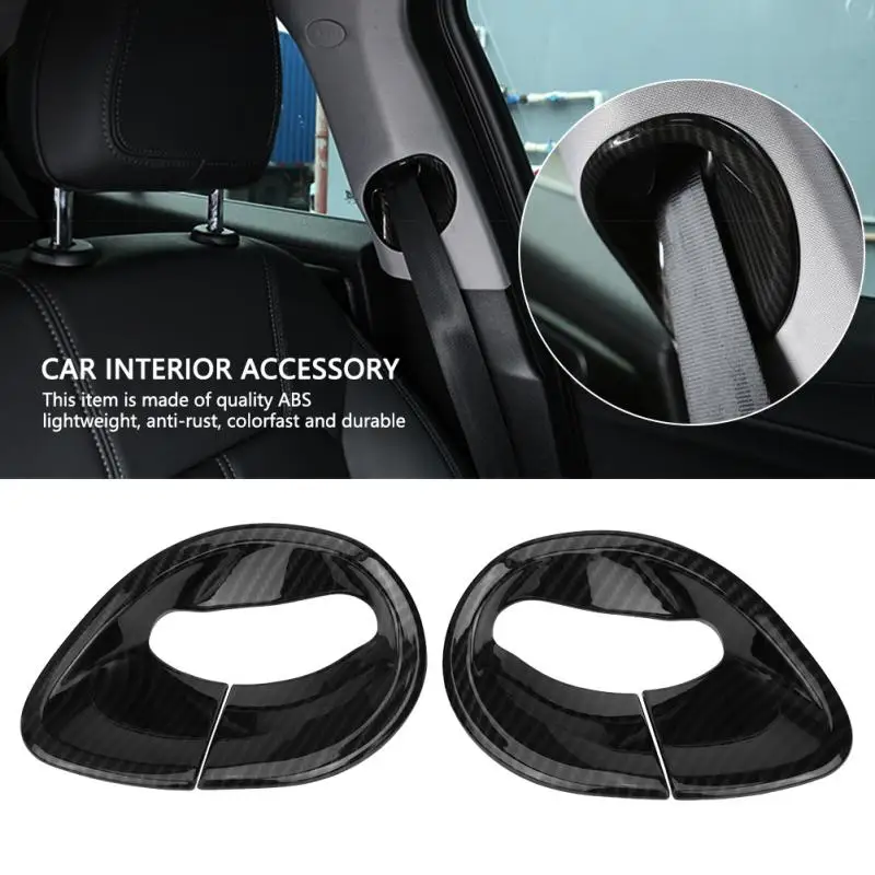 2pcs Car Interior Front Row Safety Belt Frame Cover Trim Carbon Fiber for Alfa Romeo Giulia 2016 2017 2018
2pcs Car Interior Front Row Safety Belt Frame Cover Trim Carbon Fiber for Alfa Romeo Giulia 2016 2017 2018
