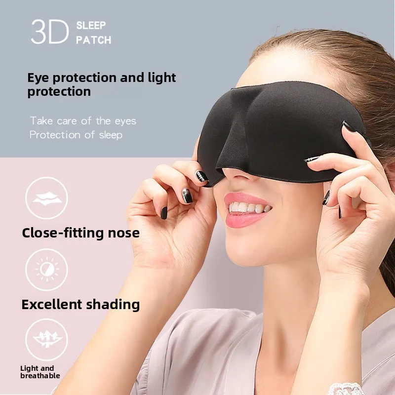 3D Sleep Eye Mask for Men Women Soft Padded Light Blocking Contoured Blindfold Adjustable Strap for Travel Nap Night Sleep Aid
3D Sleep Eye Mask for Men Women Soft Padded Light Blocking Contoured Blindfold Adjustable Strap for Travel Nap Night Sleep Aid