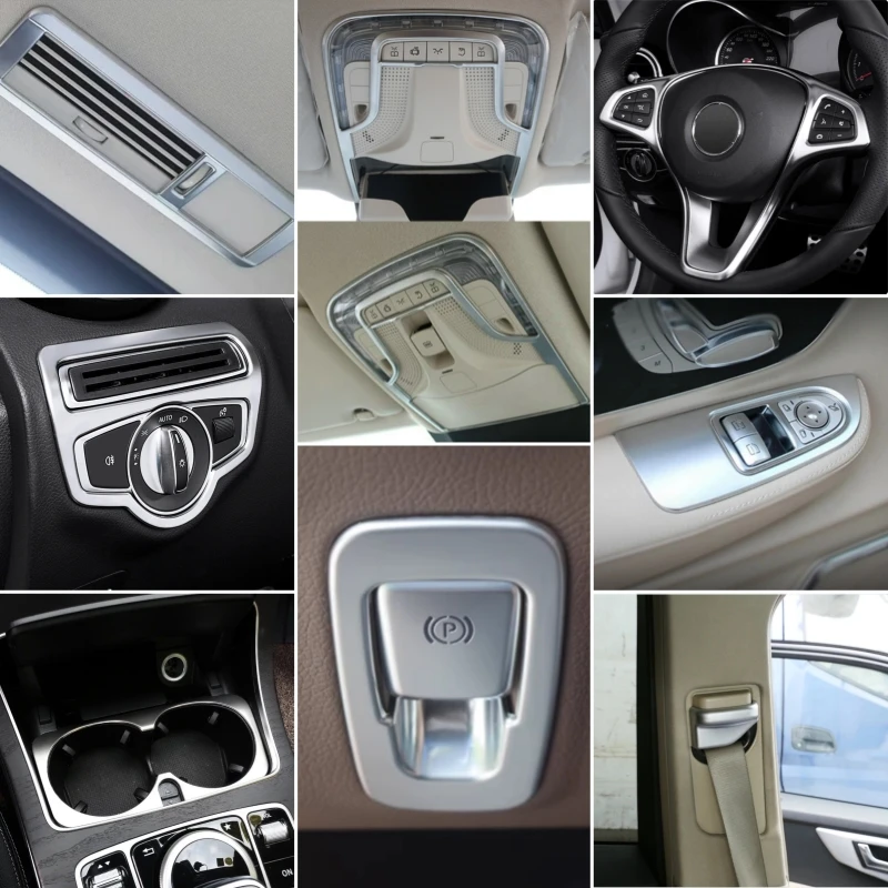 Интерьерные аксессуары для Mercedes Benz V Class V260 2016-2022 LHD, лампы для чтения на крыше, рамка, решетка отверстия переменного тока, крышка переключателя, отделка
Интерьерные аксессуары для Mercedes Benz V Class V260 2016-2022 LHD, лампы для чтения на крыше, рамка, решетка отверстия переменного тока, крышка переключателя, отделка