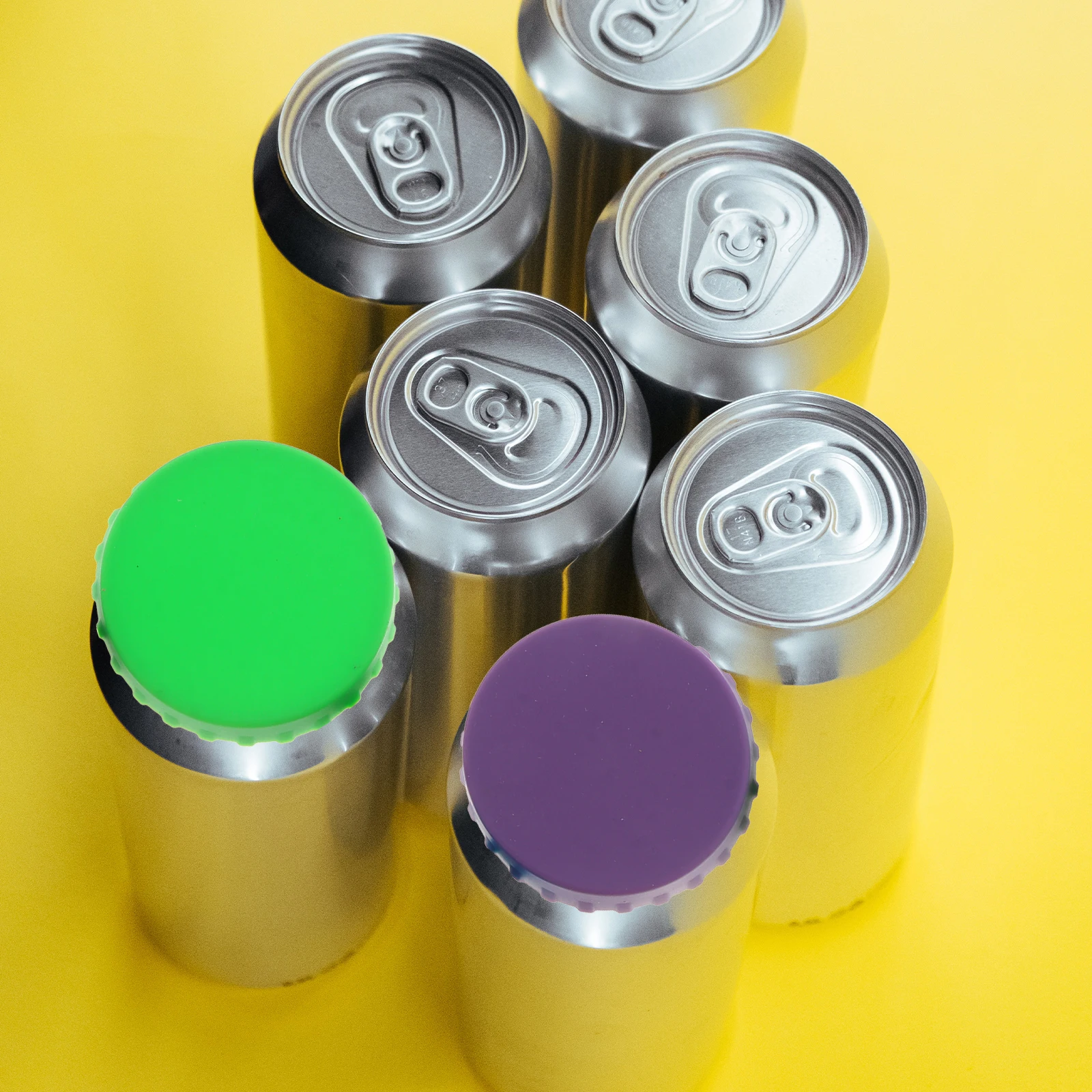 6pcs Premium Silicone Beverage Can Lid Protector Reusable Multi Color Soda Bottle Sealing Caps Kitchen Bar Supplies
6pcs Premium Silicone Beverage Can Lid Protector Reusable Multi Color Soda Bottle Sealing Caps Kitchen Bar Supplies