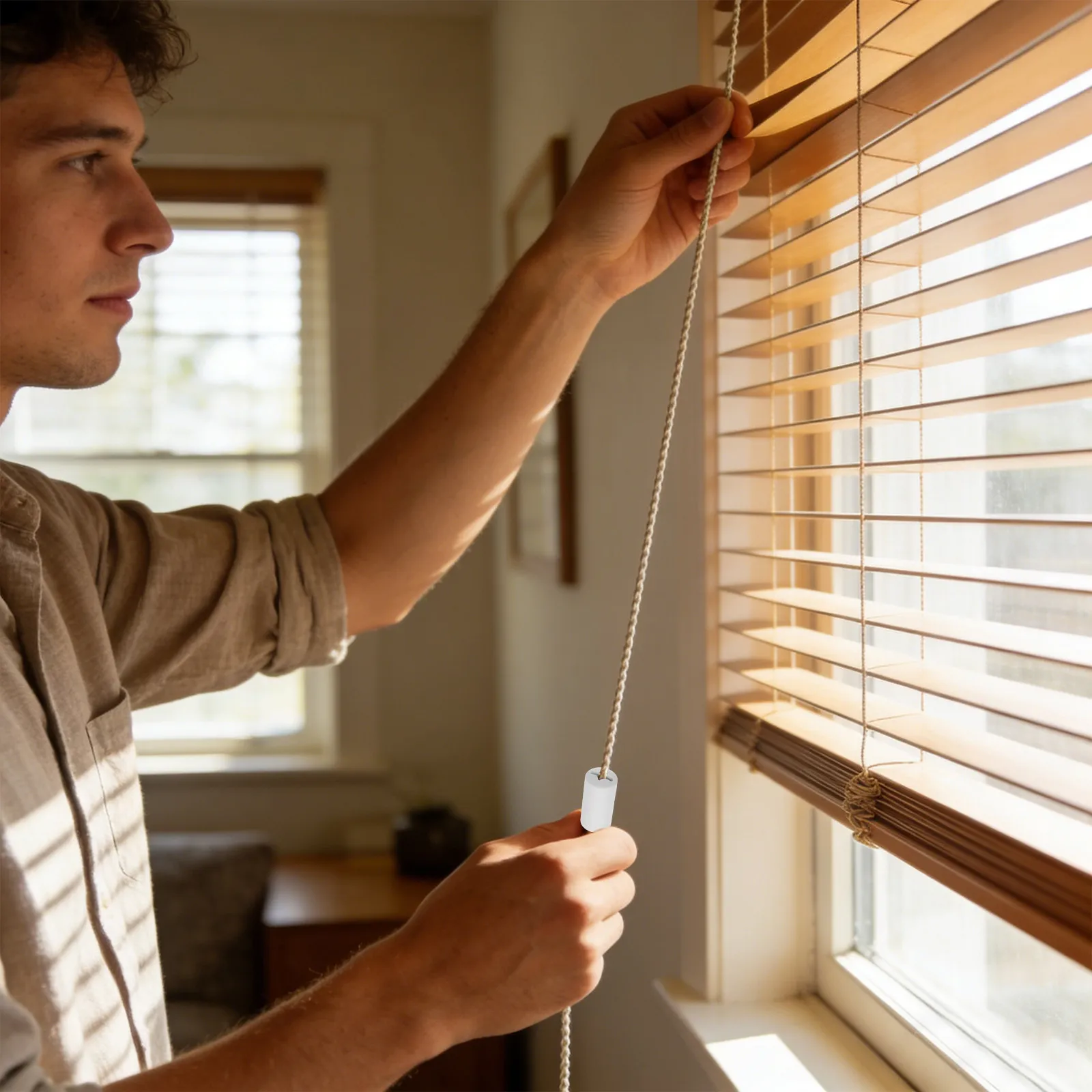 10 шт. белых предохранительных фиксаторов для шнуров жалюзи, защита от защемления, для оконных жалюзи, римских штор, для дома и офиса
10 шт. белых предохранительных фиксаторов для шнуров жалюзи, защита от защемления, для оконных жалюзи, римских штор, для дома и офиса