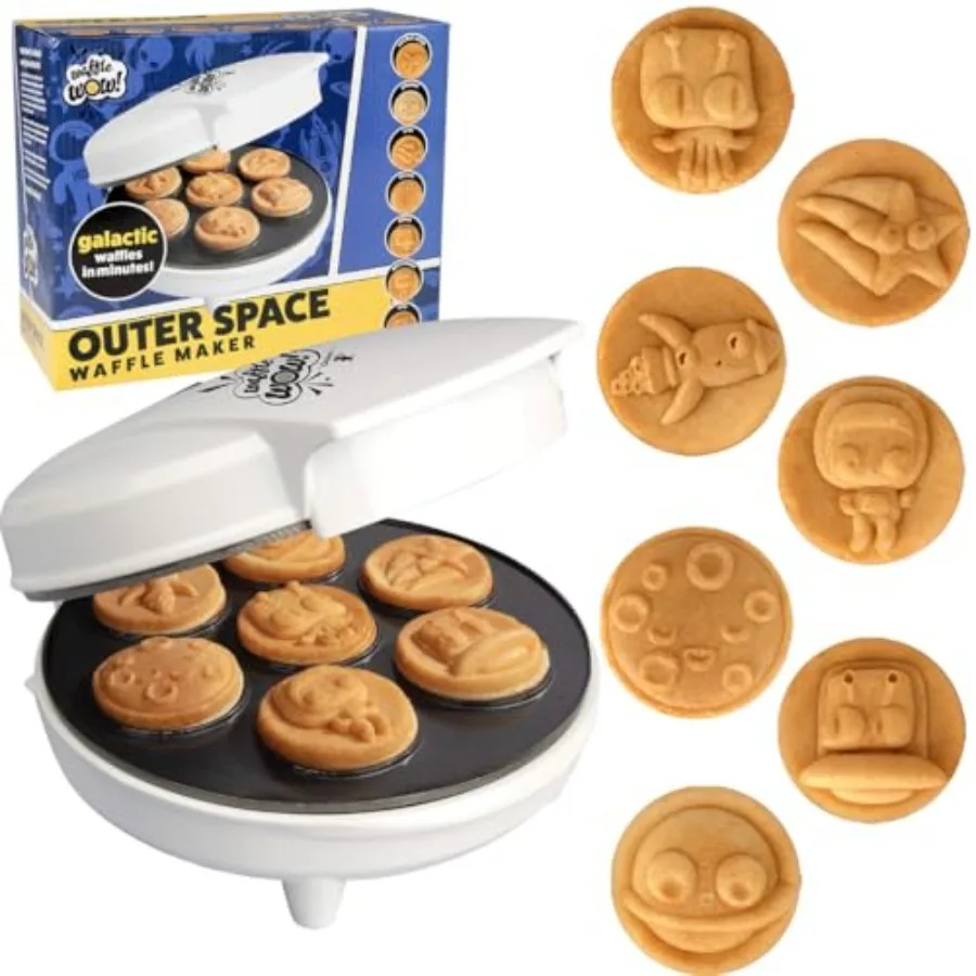 Out of This World Kid's Waffle Maker - Make 7 Space Pancakes Feat. Astronauts Moons Stars and More in Minutes- Electric Non Sti
Out of This World Kid's Waffle Maker - Make 7 Space Pancakes Feat. Astronauts Moons Stars and More in Minutes- Electric Non Sti