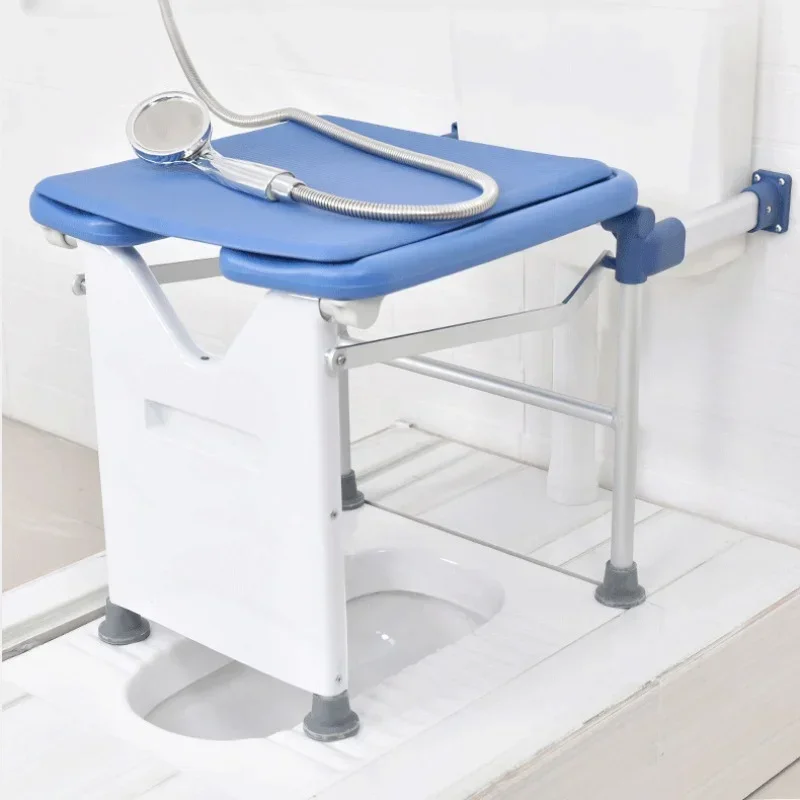 Toilet Chair for Elderly Bathroom Seat Wall Hanging Folding Bath Stool Anti-slip Foot Pad Stable Bearing Convenient Shower Seat
Toilet Chair for Elderly Bathroom Seat Wall Hanging Folding Bath Stool Anti-slip Foot Pad Stable Bearing Convenient Shower Seat