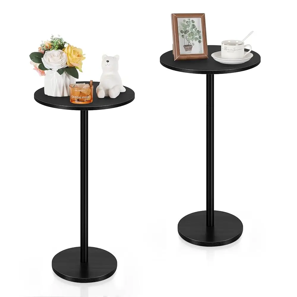 Drink Table Small End Table Set of 2 Round Pedestal Side Table Martini Table Modern Coffee Table for Small Spaces, Living Ro
Drink Table Small End Table Set of 2 Round Pedestal Side Table Martini Table Modern Coffee Table for Small Spaces, Living Ro