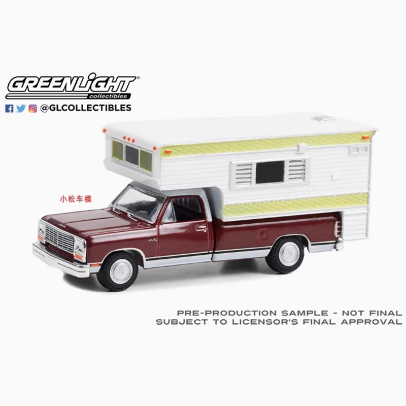 GreenLight 1:64 Scale 1981 Ram D-250 ROYAL WITH LARGE CAMPER Alloy Car Model Static Collection Decorated Holiday Gifts
GreenLight 1:64 Scale 1981 Ram D-250 ROYAL WITH LARGE CAMPER Alloy Car Model Static Collection Decorated Holiday Gifts