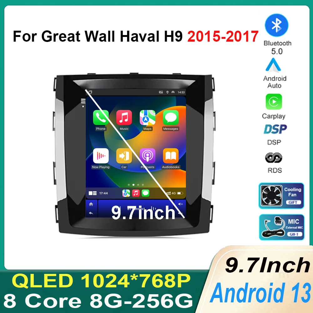 Android 14 For Great wall Haval H9 2015-2017 Car Autoradio Wireless Carplay Multimedia Video player Auto 4G WIFI BT Stereo
Android 14 For Great wall Haval H9 2015-2017 Car Autoradio Wireless Carplay Multimedia Video player Auto 4G WIFI BT Stereo