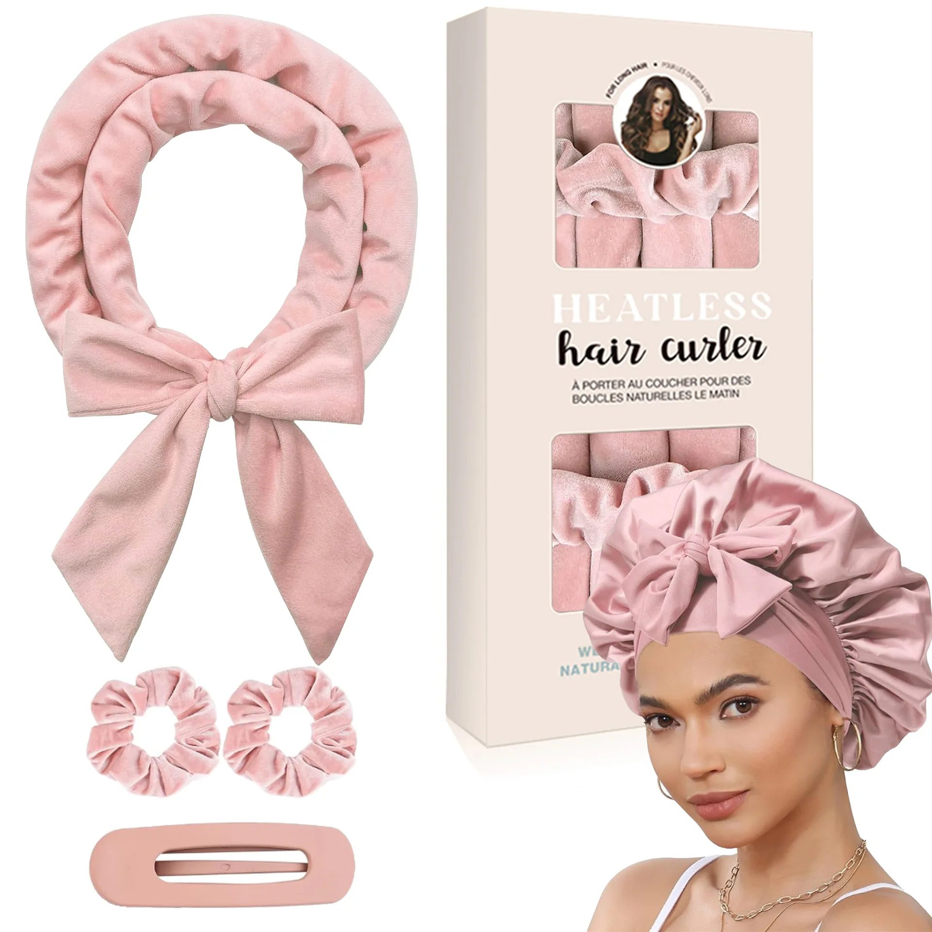 Sleep without a hot curling iron hair-non-damaging sleep bow, lazy person, high-end soft updo, silk cotton ribbon curling iron
Sleep without a hot curling iron hair-non-damaging sleep bow, lazy person, high-end soft updo, silk cotton ribbon curling iron