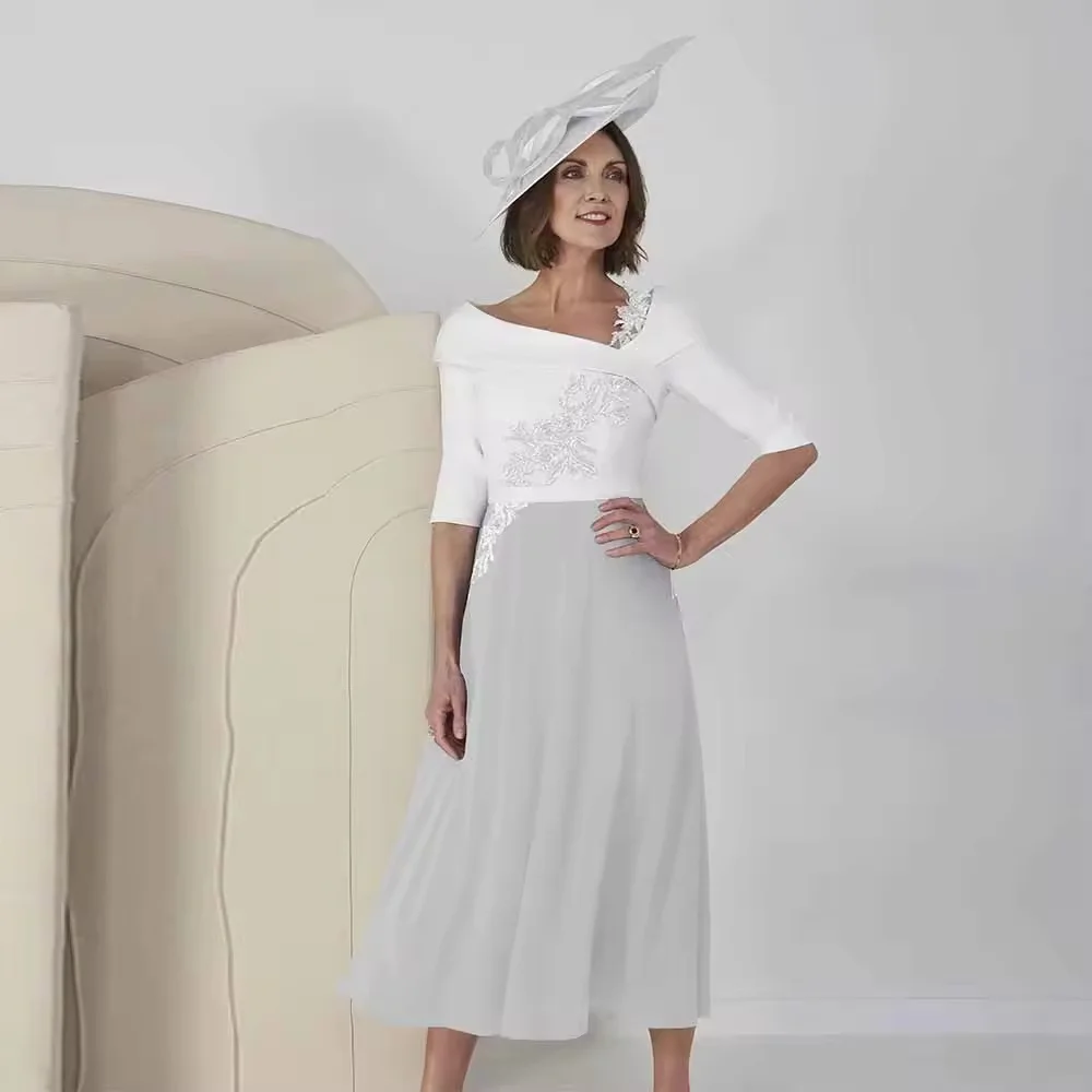 Индивидуальное платье для матери невесты 2026 года, элегантное, из креповой ткани, фасон А-силуэт, для коктейльных вечеринок, с V-образным вырезом, вышивкой, для выпускного бала
Индивидуальное платье для матери невесты 2026 года, элегантное, из креповой ткани, фасон А-силуэт, для коктейльных вечеринок, с V-образным вырезом, вышивкой, для выпускного бала