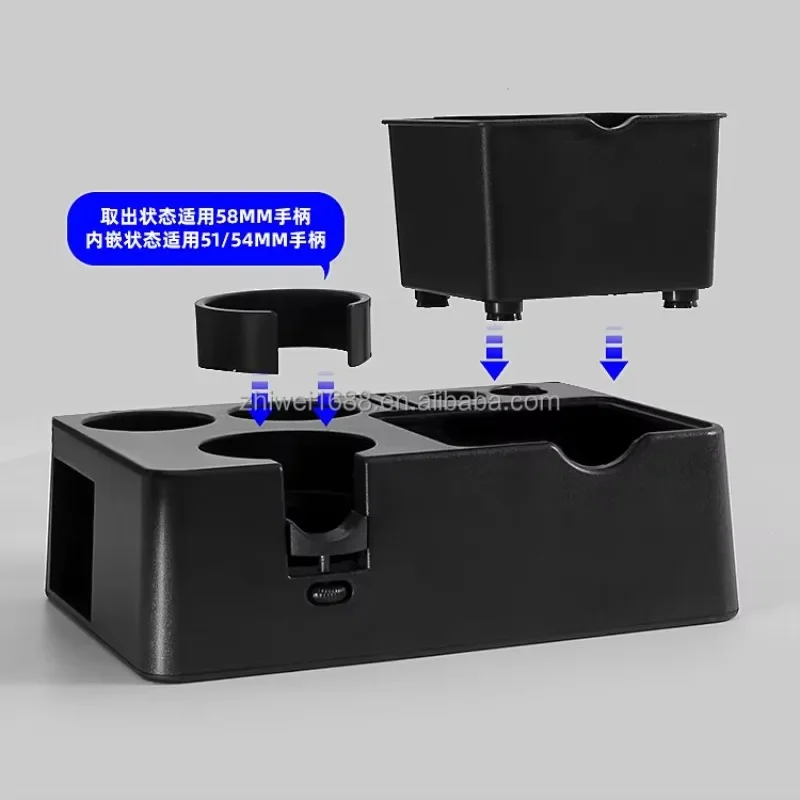 2025 hot sale Coffee Accessories Multi-Functional Espresso ABS Knock Box Tamping Station Coffee Organizer Box
2025 hot sale Coffee Accessories Multi-Functional Espresso ABS Knock Box Tamping Station Coffee Organizer Box