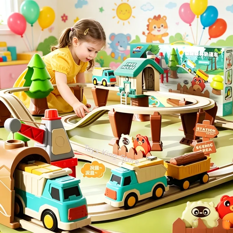 Electric Forest City Rail Train Track Set Assembly Circular Interchange Large Track Transport Car Kids Toys Boy Education Gifts
Electric Forest City Rail Train Track Set Assembly Circular Interchange Large Track Transport Car Kids Toys Boy Education Gifts