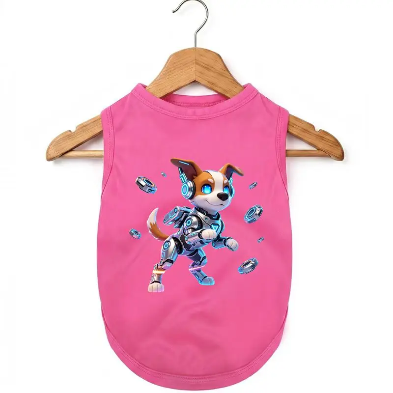 Summer Mecha Dog Cooling Vest - Future Tech Pet Apparel - Breathable Quick Dry - Small Dog Trendy Outfit
Summer Mecha Dog Cooling Vest - Future Tech Pet Apparel - Breathable Quick Dry - Small Dog Trendy Outfit