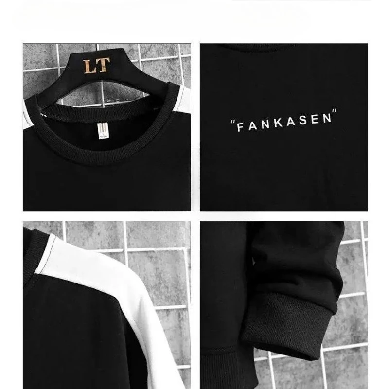 Youth Spring Autumn Outdoor Sports and Leisure 2PCS Sports Set Fashion Trend Long Sleeved T-shirt Leg Tied Pants Leisure Set
Youth Spring Autumn Outdoor Sports and Leisure 2PCS Sports Set Fashion Trend Long Sleeved T-shirt Leg Tied Pants Leisure Set