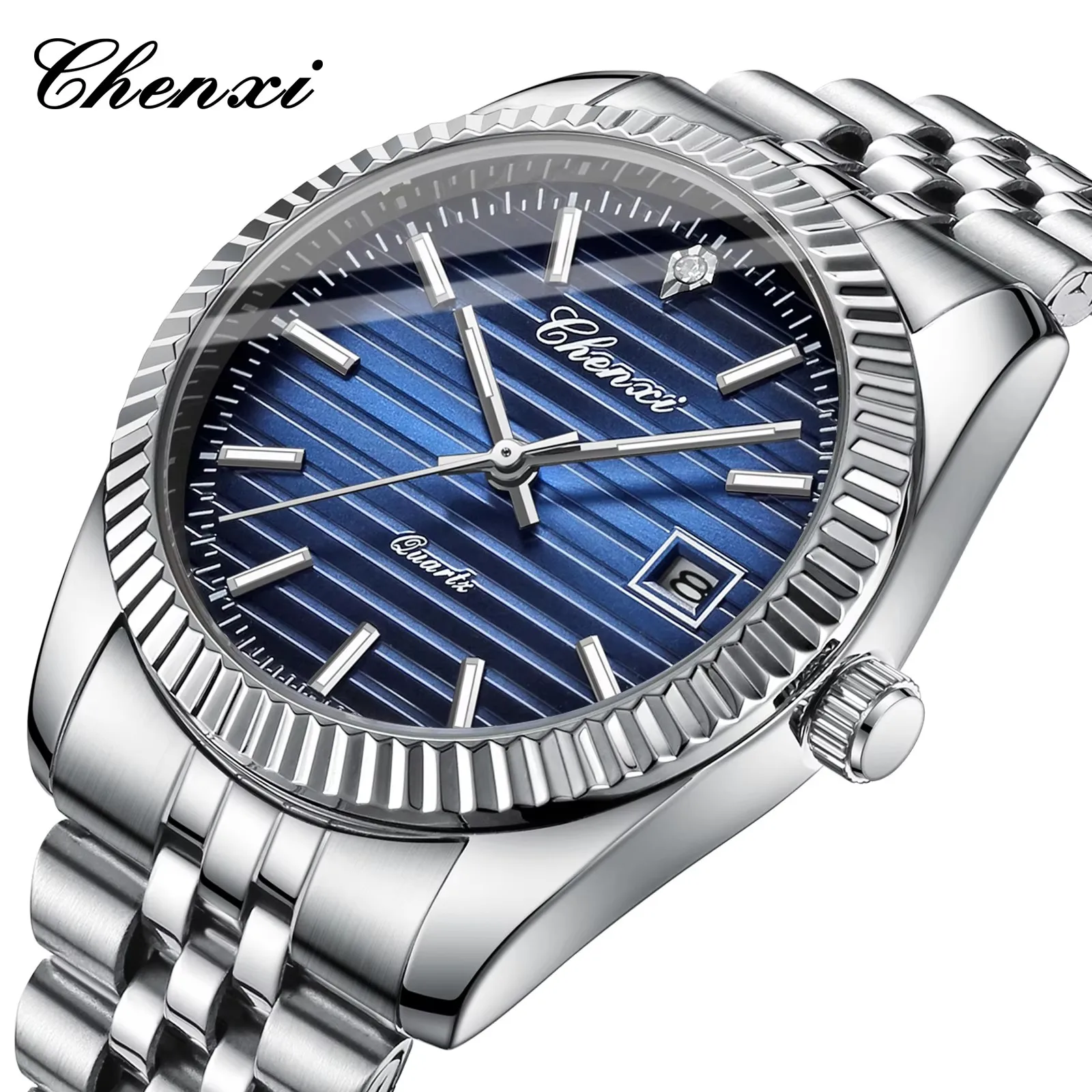 New Stylish Men's Luxury Stainless Steel Watch, Waterproof, Luminous, Suitable for Dates, Casual Quartz Men's Watch, Men's Timepiece
New Stylish Men's Luxury Stainless Steel Watch, Waterproof, Luminous, Suitable for Dates, Casual Quartz Men's Watch, Men's Timepiece