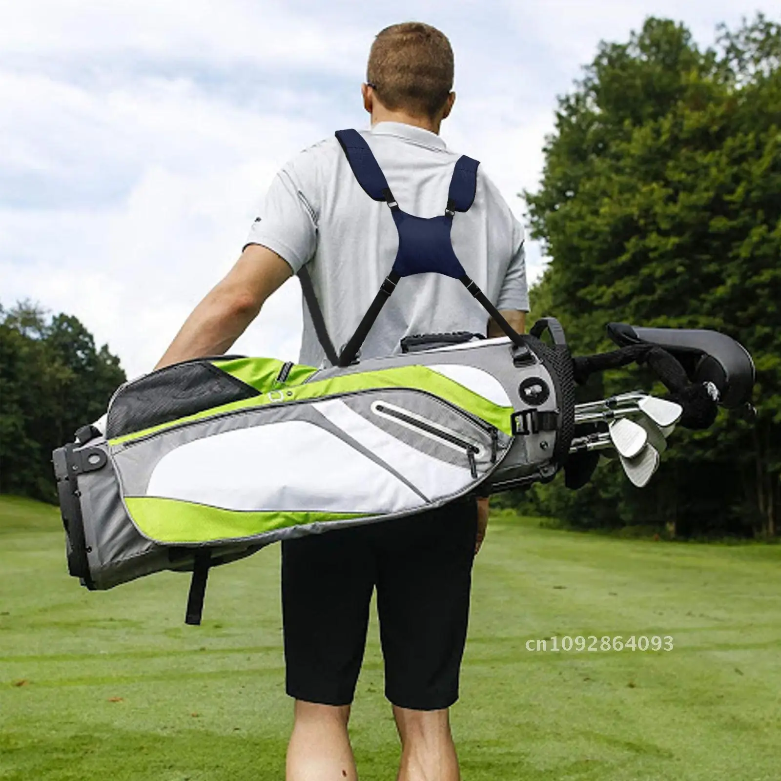 Outdoor golf club bag with adjustable shoulder strap and backpack strap accessories
Outdoor golf club bag with adjustable shoulder strap and backpack strap accessories