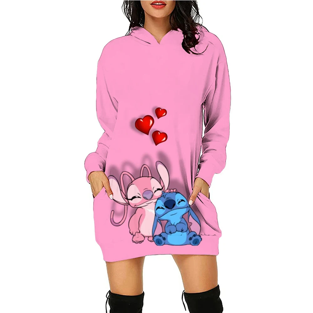 2024 Disney Stitch Women's Hoodie Sweater Dress Casual Cartoon Print Long Sleeve Pullover Sweatshirt Women's Party Dress
2024 Disney Stitch Women's Hoodie Sweater Dress Casual Cartoon Print Long Sleeve Pullover Sweatshirt Women's Party Dress