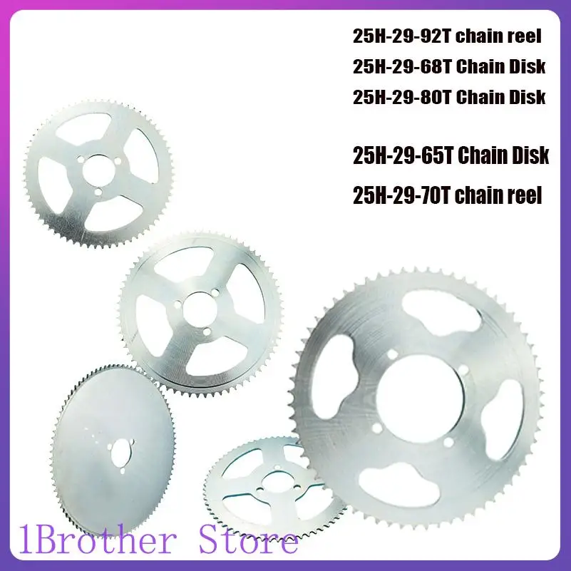25H 65T 68T 70T 80T 92T Tooth 29MM Rear Sprocket for 47CC 49CC Mini Moto ATV Quad Dirt Pit Pocket Bike Scooter Parts
25H 65T 68T 70T 80T 92T Tooth 29MM Rear Sprocket for 47CC 49CC Mini Moto ATV Quad Dirt Pit Pocket Bike Scooter Parts