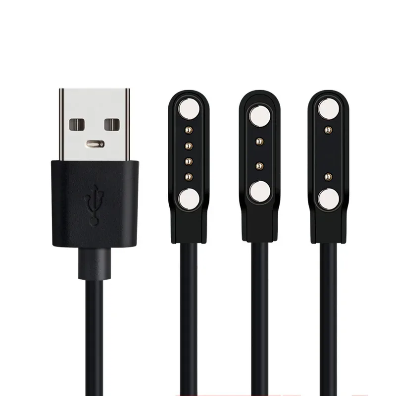 Universal 2Pin 4mm 7.62mm 4Pin Strong Magnetic Charge Cable USB Charging Line Cord Black White for Smart Watches 
Universal 2Pin 4mm 7.62mm 4Pin Strong Magnetic Charge Cable USB Charging Line Cord Black White for Smart Watches