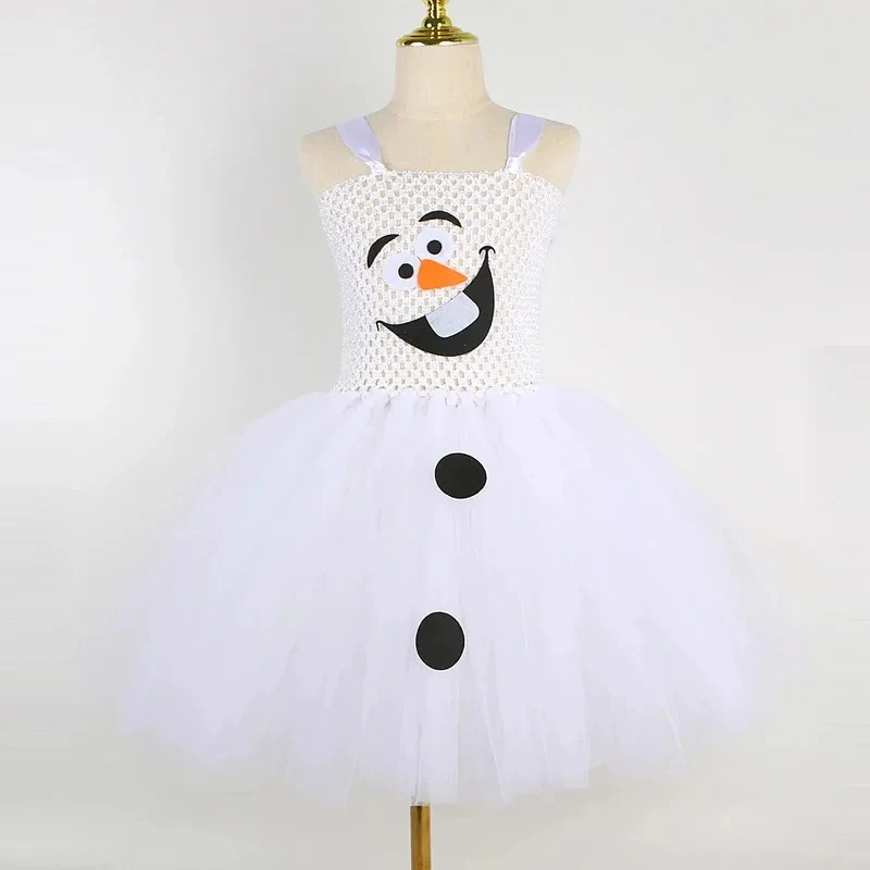 New Halloween Cosplay Costume White Snowman Olaf Tutu Dress for Baby Girls Christmas Holiday Costumes Kids Carnival Outfit 2026★
New Halloween Cosplay Costume White Snowman Olaf Tutu Dress for Baby Girls Christmas Holiday Costumes Kids Carnival Outfit 2026★