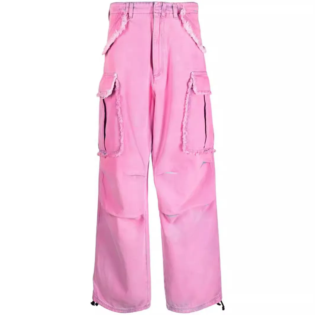 Ladies' Vintage-Inspired Pink Jeans for Spring Summer Loose Ripped Straight Leg Workwear Pants Cool Spicy Wash Sweet
Ladies' Vintage-Inspired Pink Jeans for Spring Summer Loose Ripped Straight Leg Workwear Pants Cool Spicy Wash Sweet