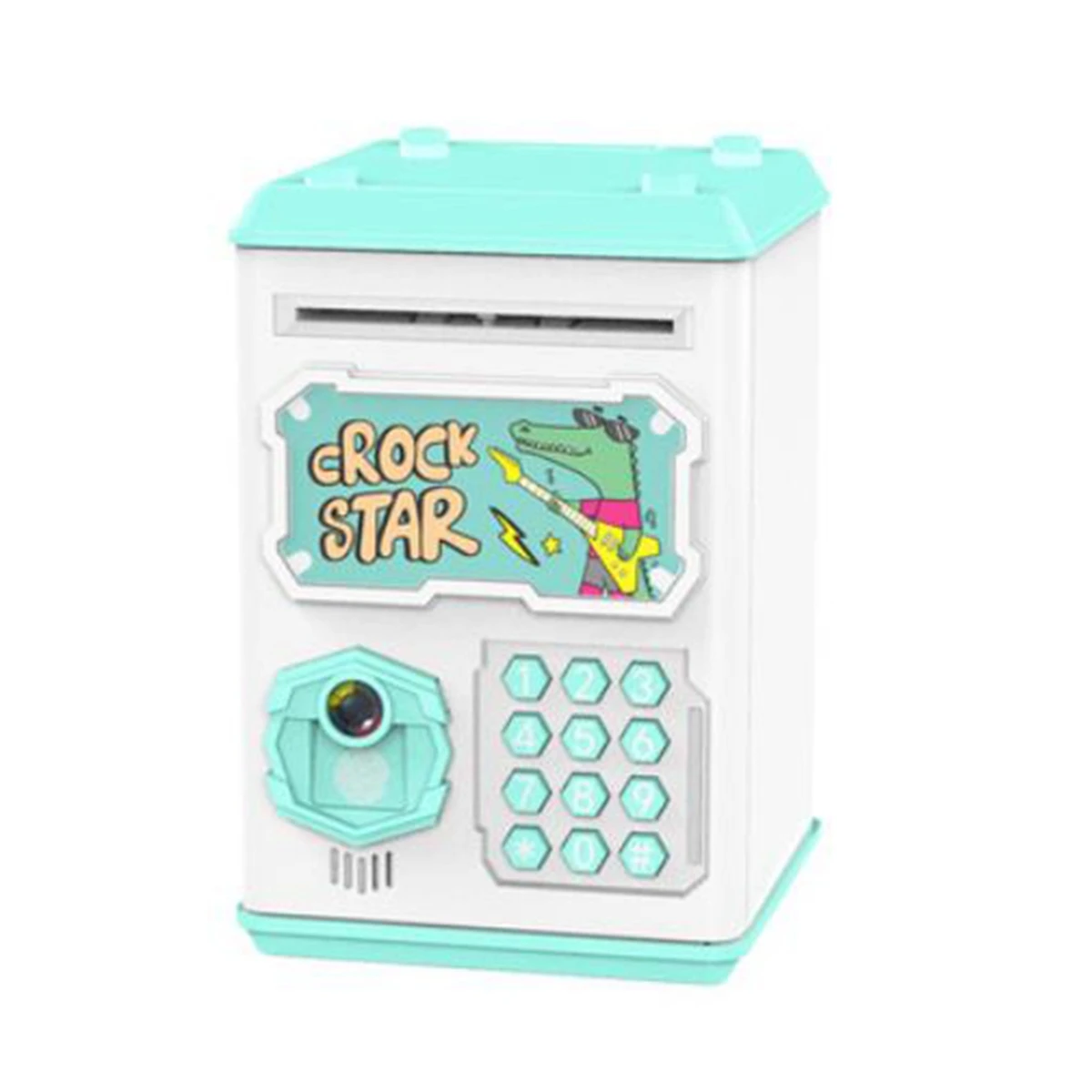 Electronic Piggy Bank,ATM Password Coin Bank for Kids,Simulate Face Fingerprint Automatic Scroll Paper Money Coin
Electronic Piggy Bank,ATM Password Coin Bank for Kids,Simulate Face Fingerprint Automatic Scroll Paper Money Coin