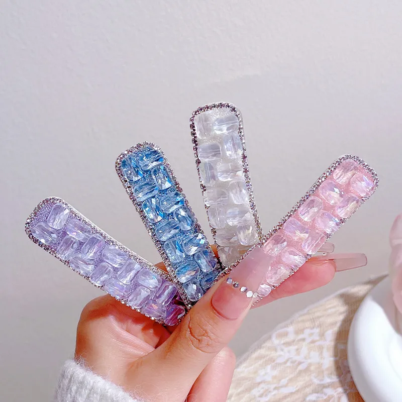 Korean Shiny Crystal BB Clip Hair Clips for Women Girls High-End Rhinestone Hairpins Barrettes Headwear Hair Accessories
Korean Shiny Crystal BB Clip Hair Clips for Women Girls High-End Rhinestone Hairpins Barrettes Headwear Hair Accessories