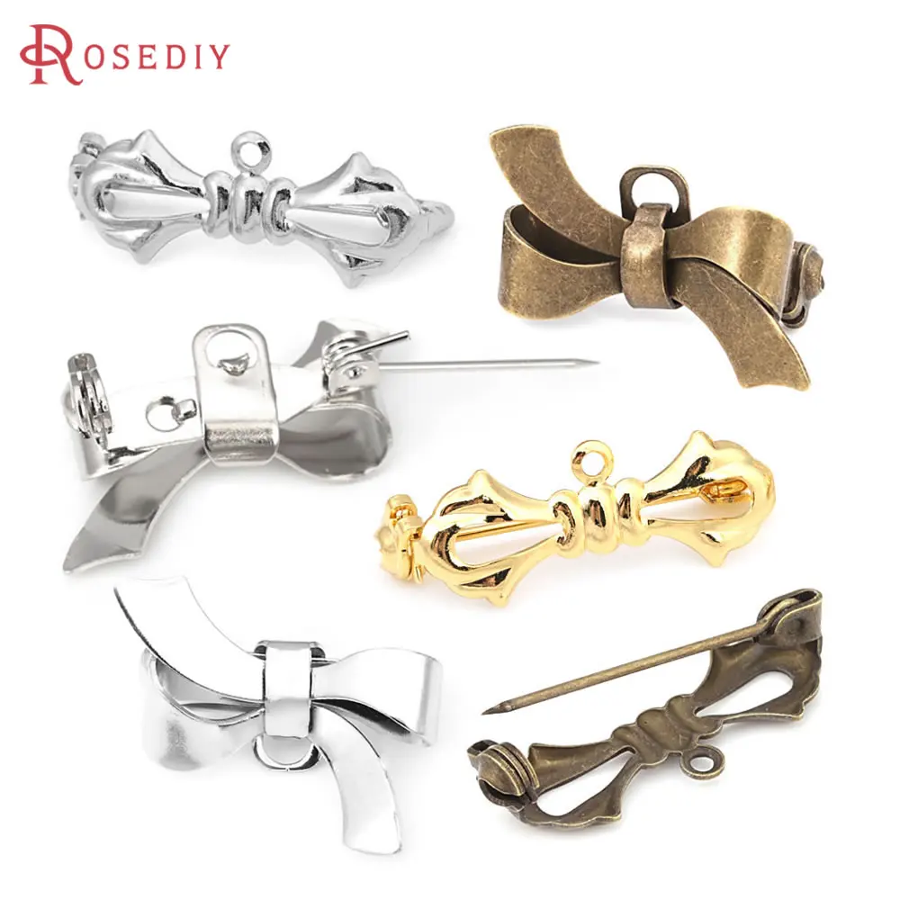 10PCS Brass Bow Brooch Pins Brooch Base with One Hanging Hole High Quality Diy Jewelry Making Supplies Accessories for Women
10PCS Brass Bow Brooch Pins Brooch Base with One Hanging Hole High Quality Diy Jewelry Making Supplies Accessories for Women