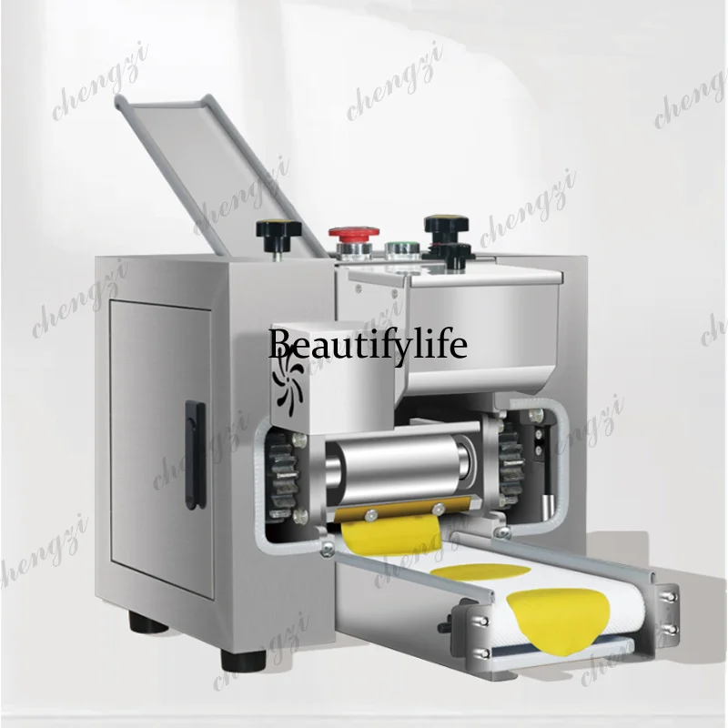 Dumpling Machine Commercial Full-automatic Wrapper Lmitation Leather Rolling Steamed Bun Wonton Skin Pressing
Dumpling Machine Commercial Full-automatic Wrapper Lmitation Leather Rolling Steamed Bun Wonton Skin Pressing