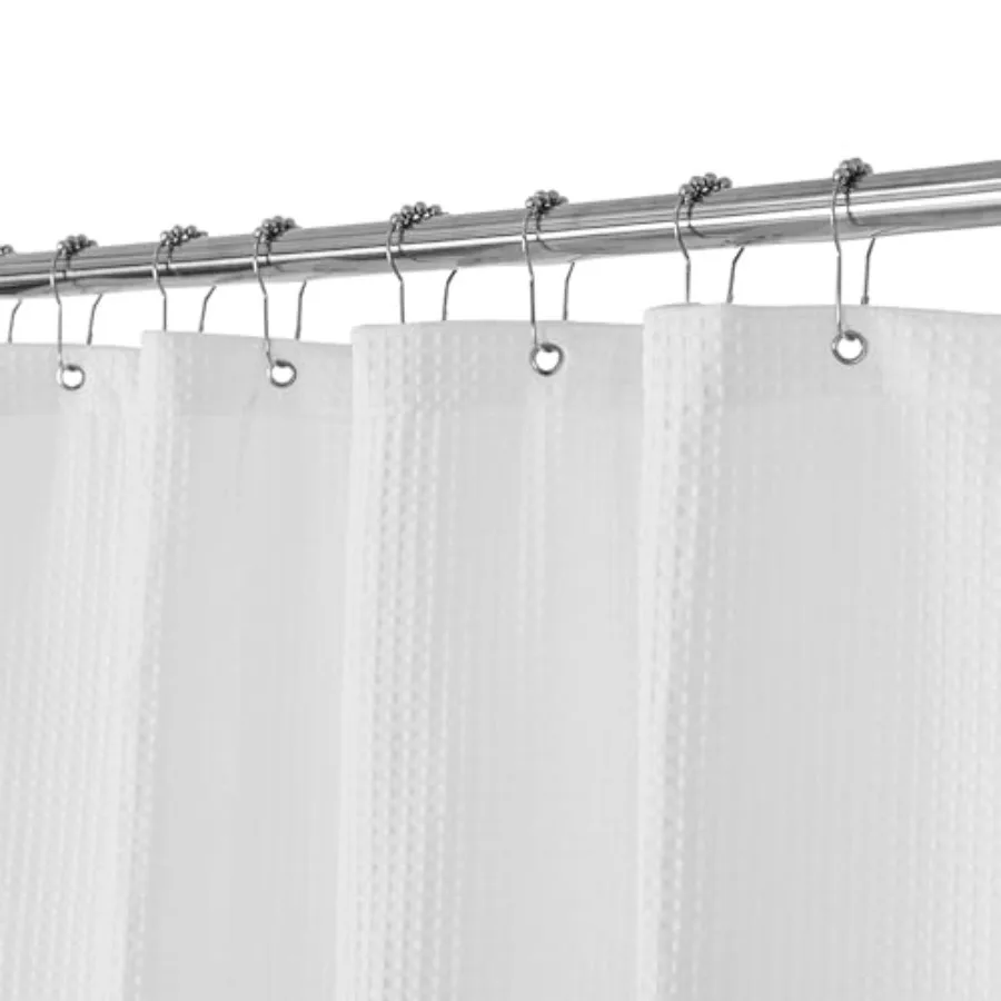 Waffle Weave White Shower Curtain Hotel Luxury Quality, Fabric Shower Curtains for Bathroom, Pique Pattern Cloth, Water Repelle
Waffle Weave White Shower Curtain Hotel Luxury Quality, Fabric Shower Curtains for Bathroom, Pique Pattern Cloth, Water Repelle