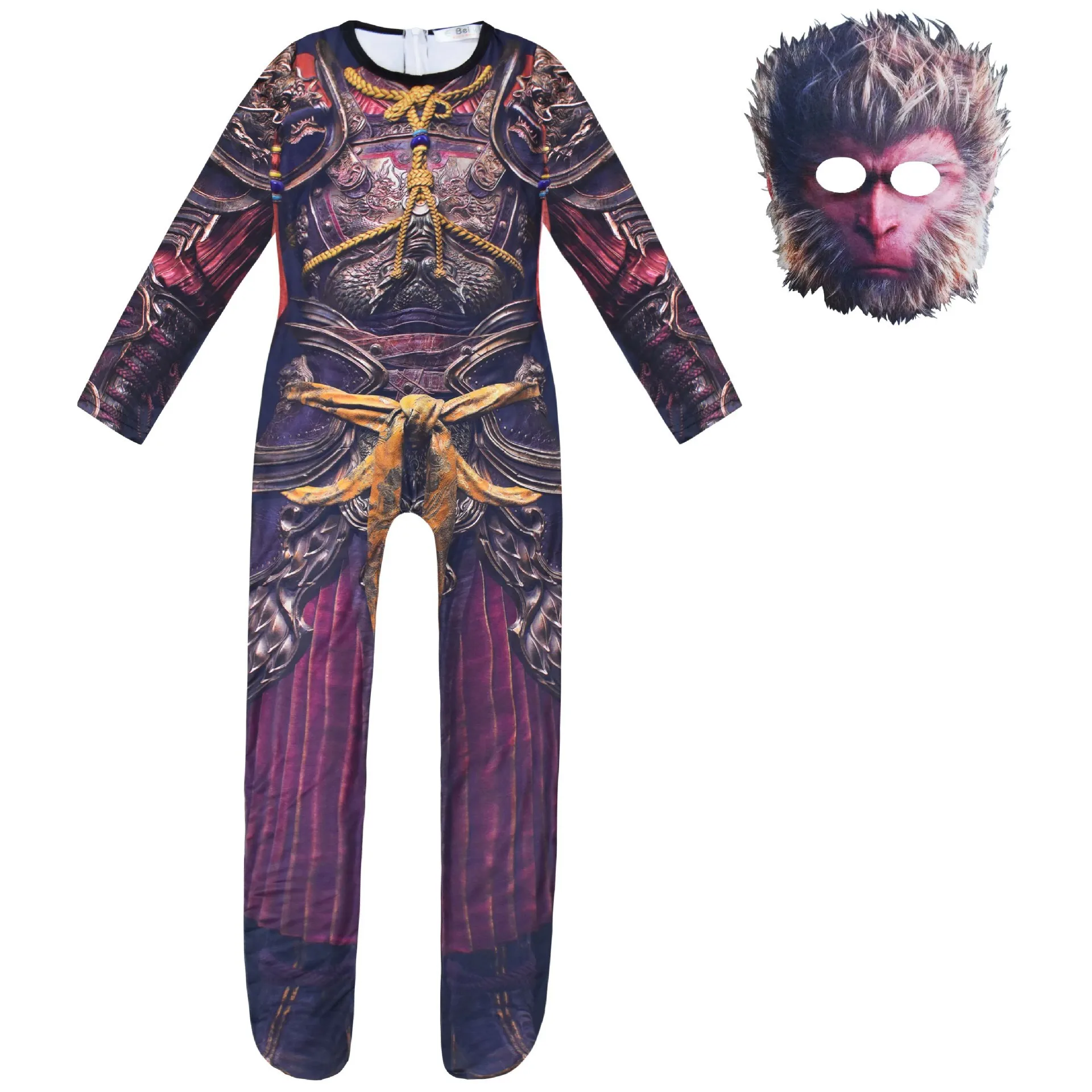 2024 Hot Game Wukong Black Myth-Wukong Children Cosplay Costume Chinese Monkey King Halloween Stage Performance Costume Set
2024 Hot Game Wukong Black Myth-Wukong Children Cosplay Costume Chinese Monkey King Halloween Stage Performance Costume Set