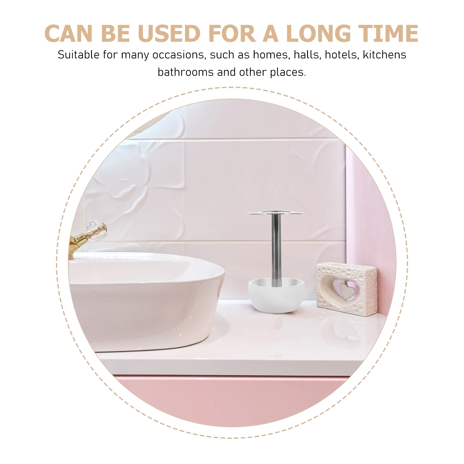 Stainless Steel Toothbrush Holder Bathroom Rack Stand for Shower Home Anti-Water Accumulation Long Lasting
Stainless Steel Toothbrush Holder Bathroom Rack Stand for Shower Home Anti-Water Accumulation Long Lasting