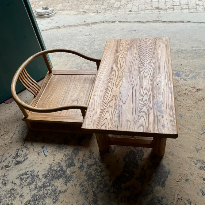 Old elm tea table tatami low table Japanese solid wood log coffee
Old elm tea table tatami low table Japanese solid wood log coffee