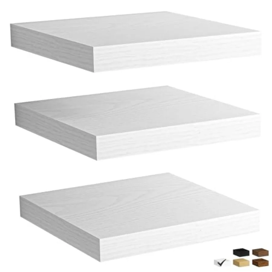 Rustic Floating Wall Shelves Wall Mounted Wood Storage and Display Shelves for Bathroom Bedroom Living Room or Kitchen Set of i
Rustic Floating Wall Shelves Wall Mounted Wood Storage and Display Shelves for Bathroom Bedroom Living Room or Kitchen Set of i