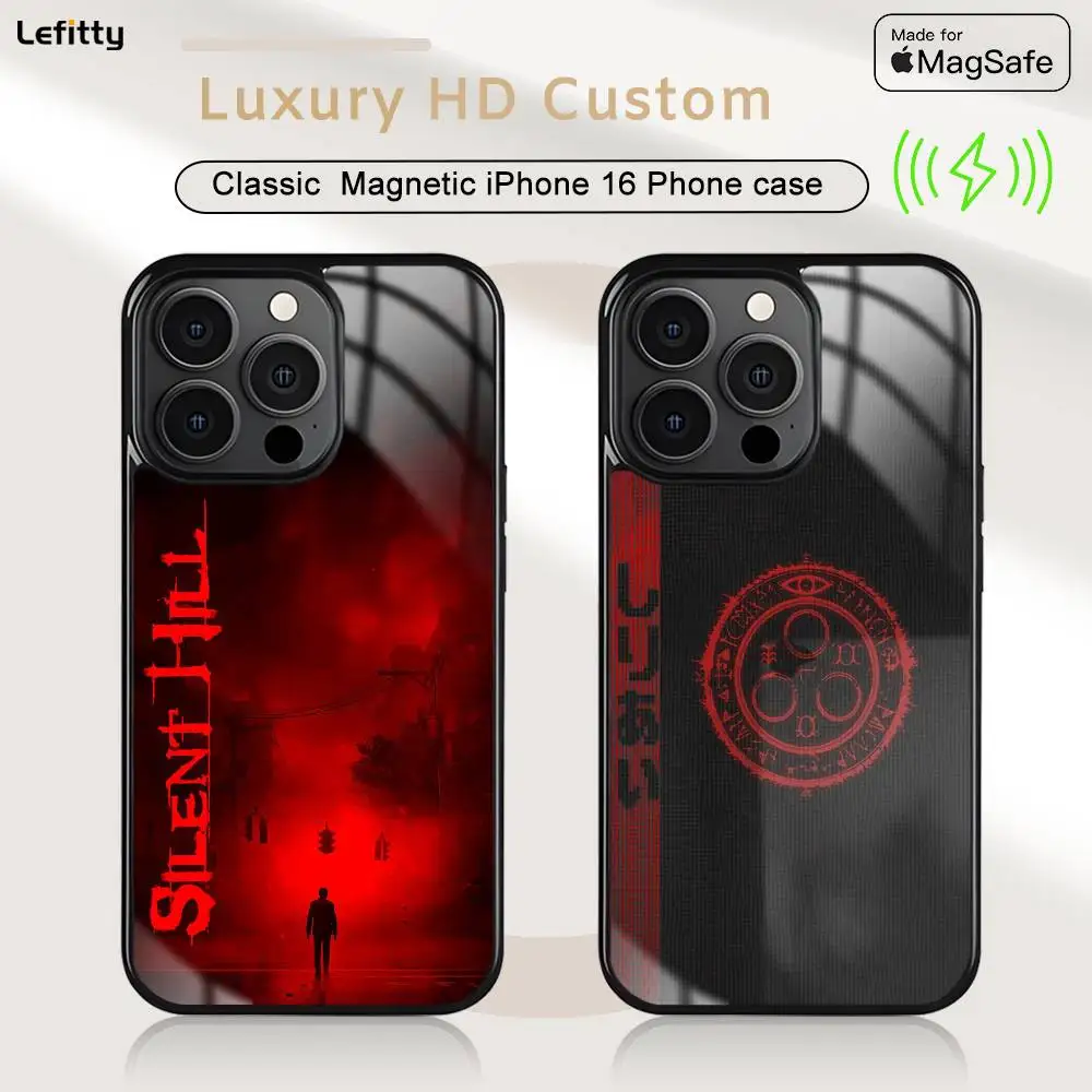 Film S-Silent H-Hill Phone Case For iPhone 16 15 14 13 12 11 Pro Max Plus Mini Magnetic Magsafe Wireless Charging Cover
Film S-Silent H-Hill Phone Case For iPhone 16 15 14 13 12 11 Pro Max Plus Mini Magnetic Magsafe Wireless Charging Cover